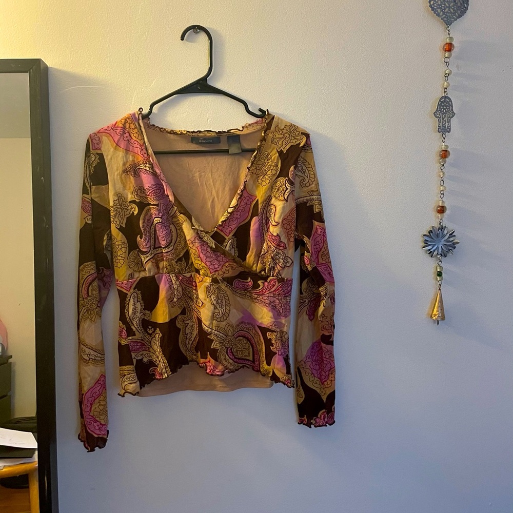 Liz Claiborne Wrap-Style Blouse